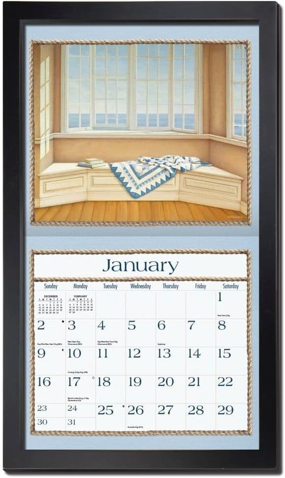 Lang Contemporary Wall Calendar Frame for Organizing Events