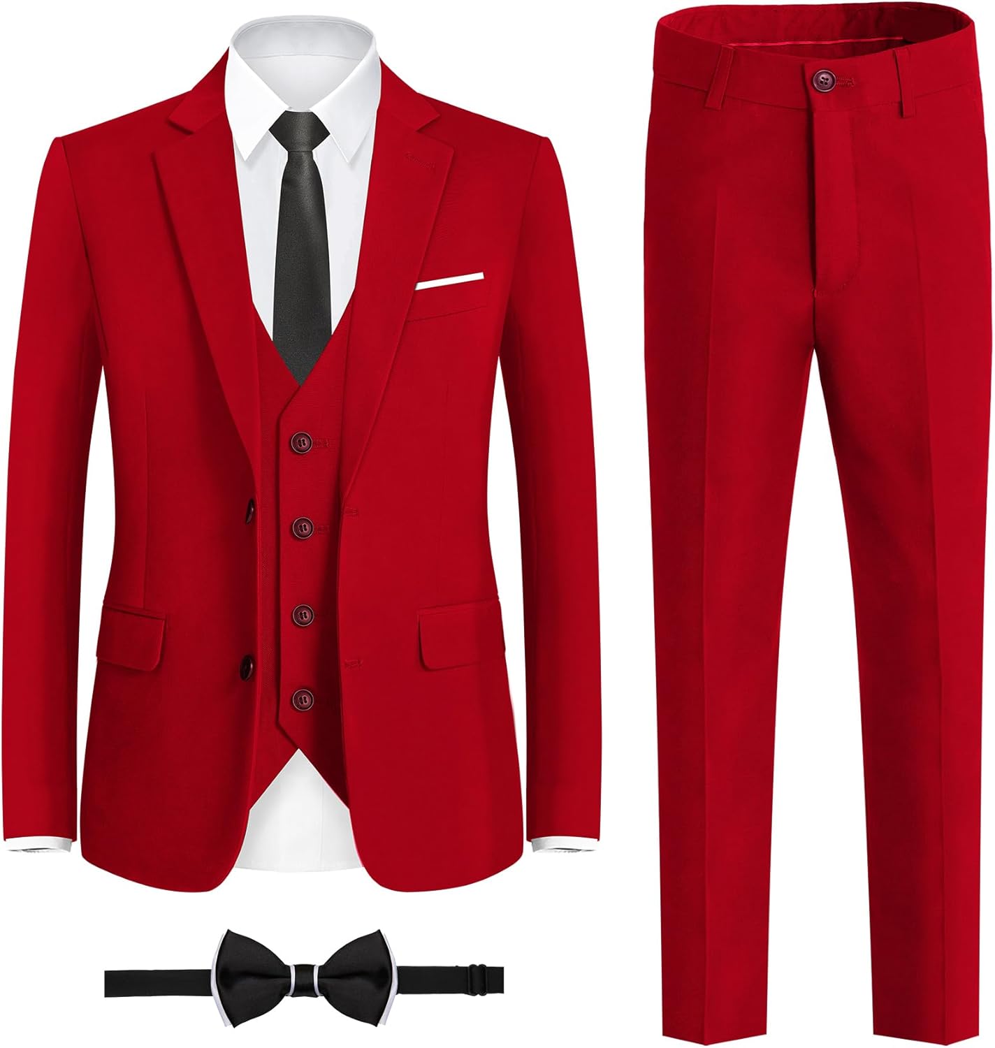 Plavict Boys Formal Suit Slim Fit for Weddings and Events
