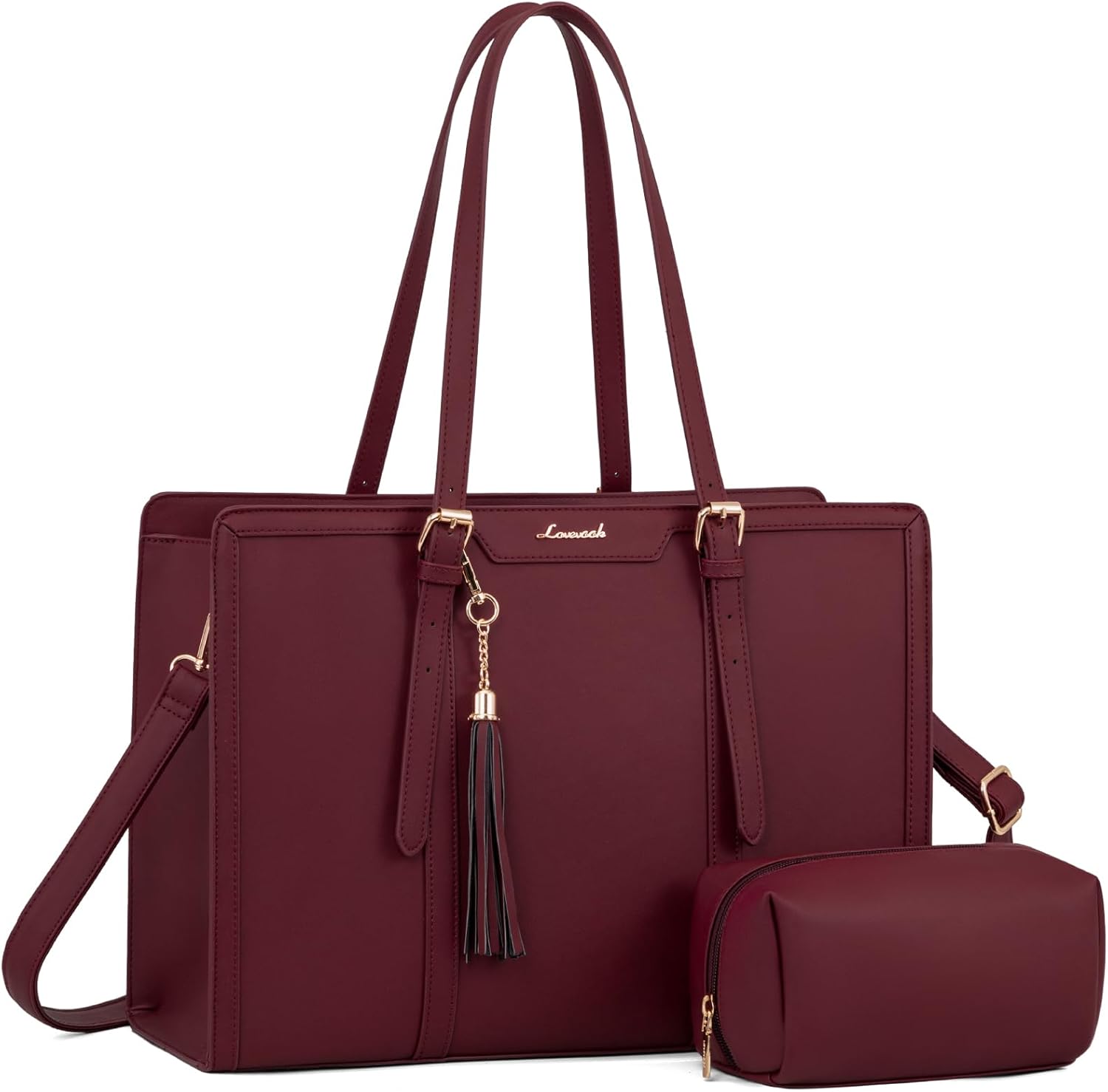 LOVEVOOK Lightweight Laptop Tote Bag for Women - Stylish & Spacious