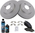 Front Brake Pad & Rotor Kit for 2012-2018 Nissan Versa - Ceramic