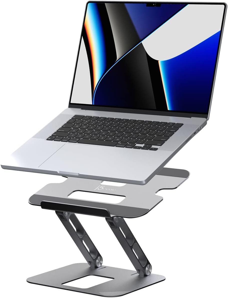 j5create Aluminum Laptop Stand - Ergonomic Riser for 16 Laptops