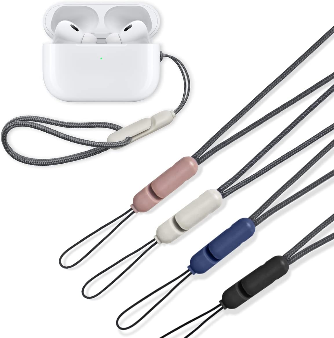 Anti-Lost Lanyard for AirPods Pro 2nd Gen - TEAYIR [4Pack]
