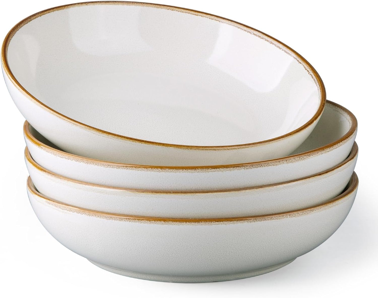 Large 8.5ft' Pasta Bowls Set of 4 for Kitchen Use and More