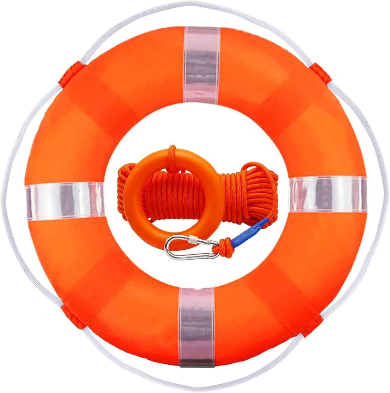 Lifebuoy Set 20Inch Life Preserver Ring for Pool Safety