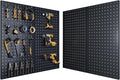 Pegboard Metal Peg Board Wall Organizer - Heavy-Duty 4 Pack