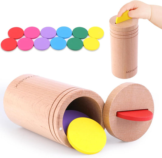 Wooden Color Sorting Montessori Toys: Developmental Fun for 1-3 Year Olds