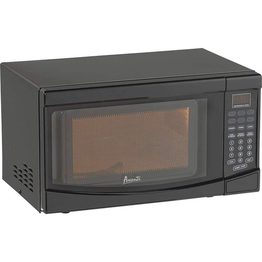 Avanti Black Microwave Oven - Effortless Cooking