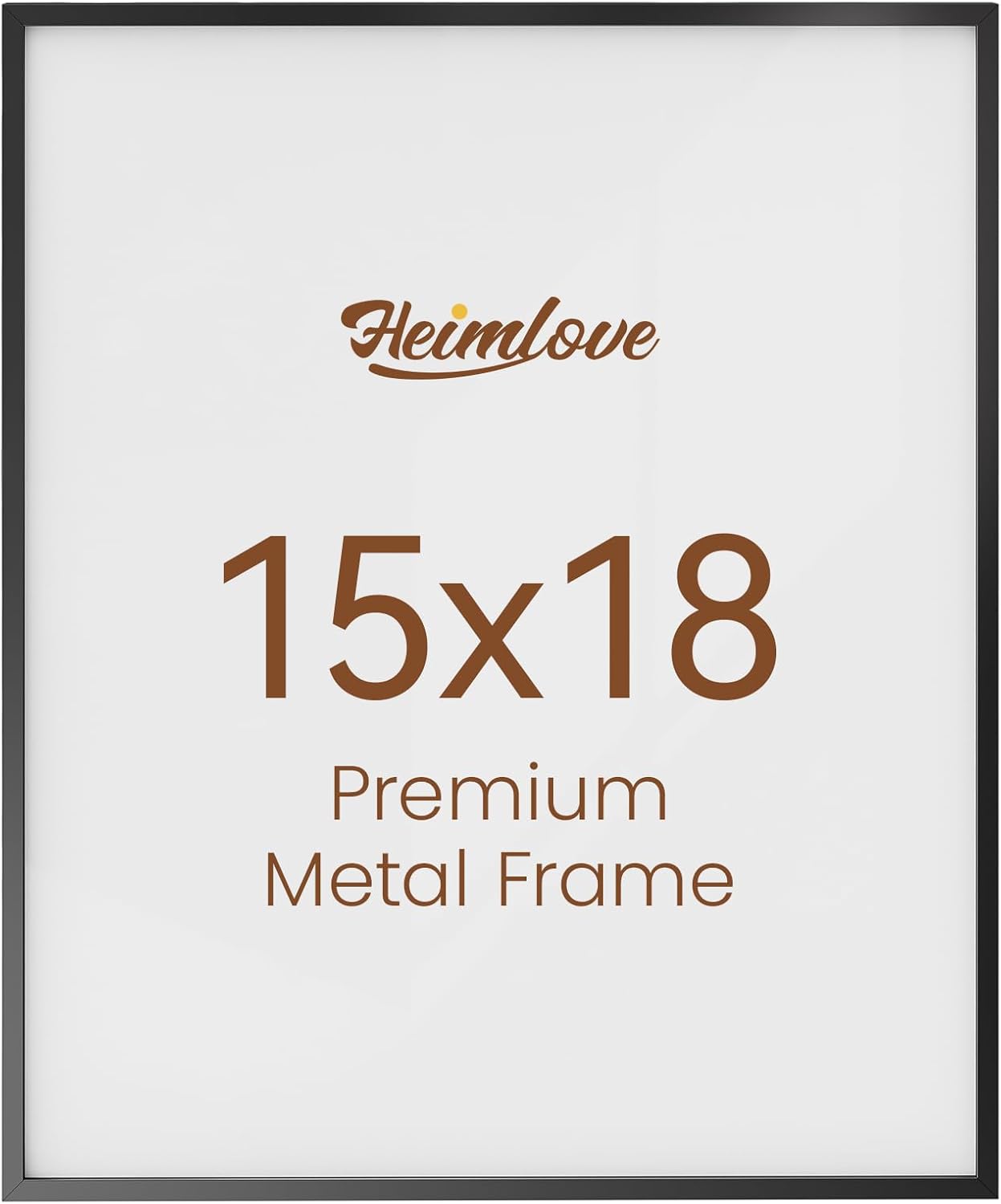 Heimlove 15x18 Metal Picture Frame for Elegant Wall Decor