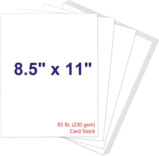 Premium 230gsm White Cardstock: Ideal for Crafting!