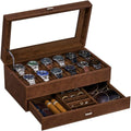 Luxury Watch Organizer with Jewelry Drawer