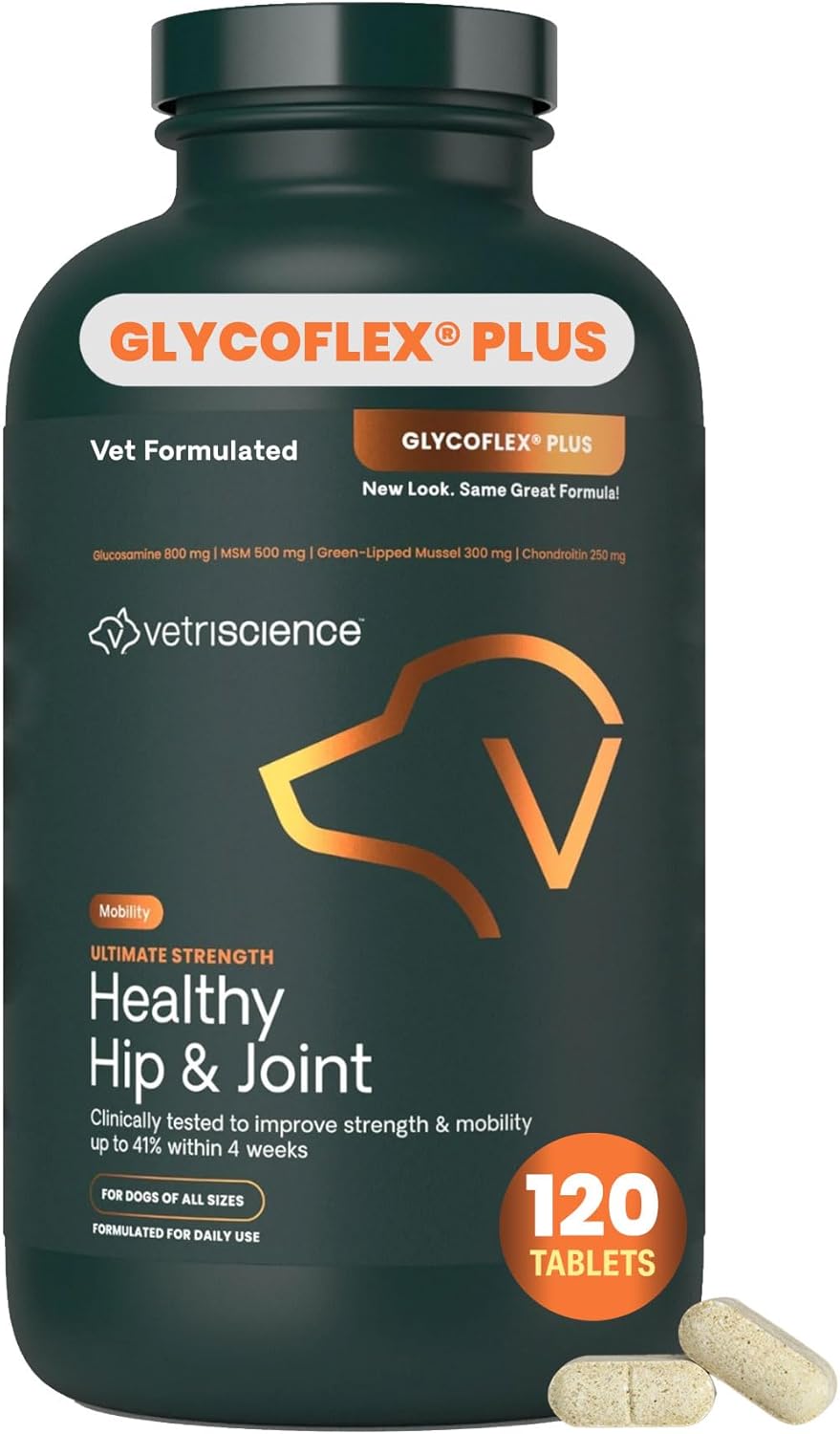 VetriScience Ultimate Strength Healthy Hip & Joint Chews for Dogs