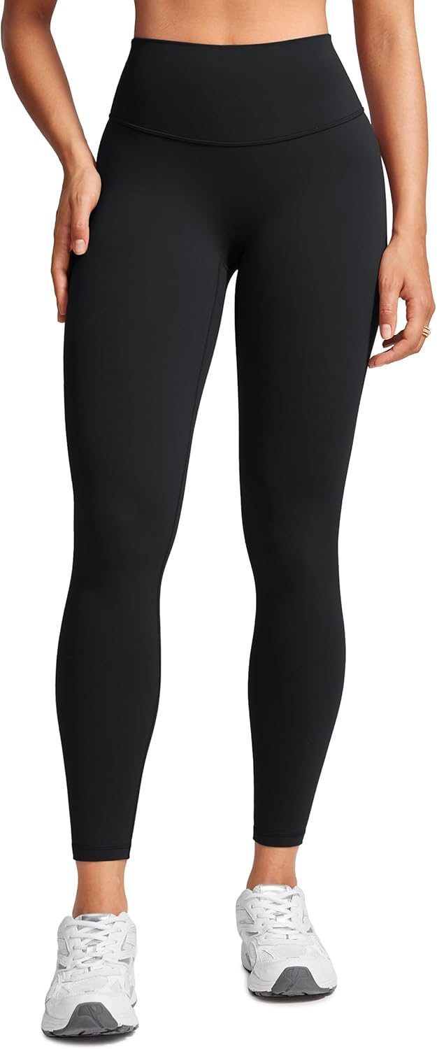 Womens High Waist No Front Seam Scrunch Butt Leggings for Workouts