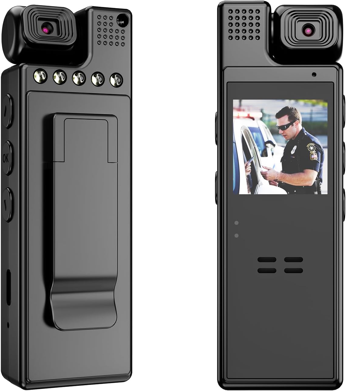 64G Body Camera with 1080P HD Video Recording and Night Vision