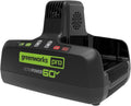 Greenworks Pro 60V 10A Dual Port Rapid Charger - Fast Dual Charging