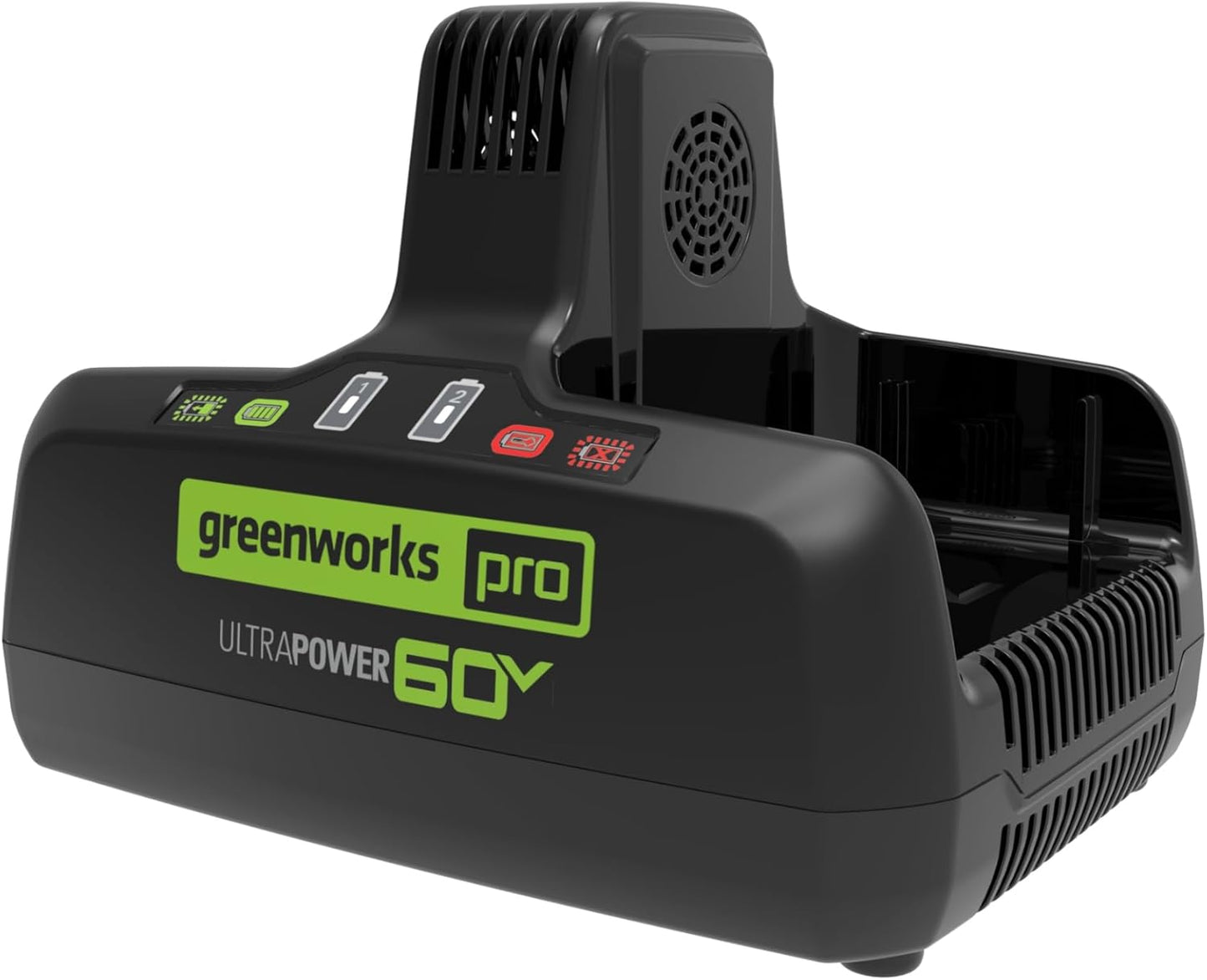 Greenworks Pro 60V 10A Dual Port Rapid Charger for Fast Charging