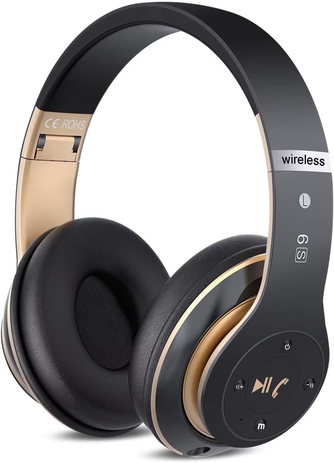 Hi-Fi Wireless Headphones with Mic & Volume Control