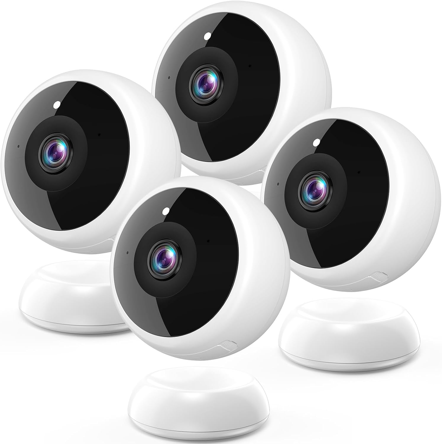 Thybro Magnetic Security Camera - 2K HD Video, AI Motion Detection