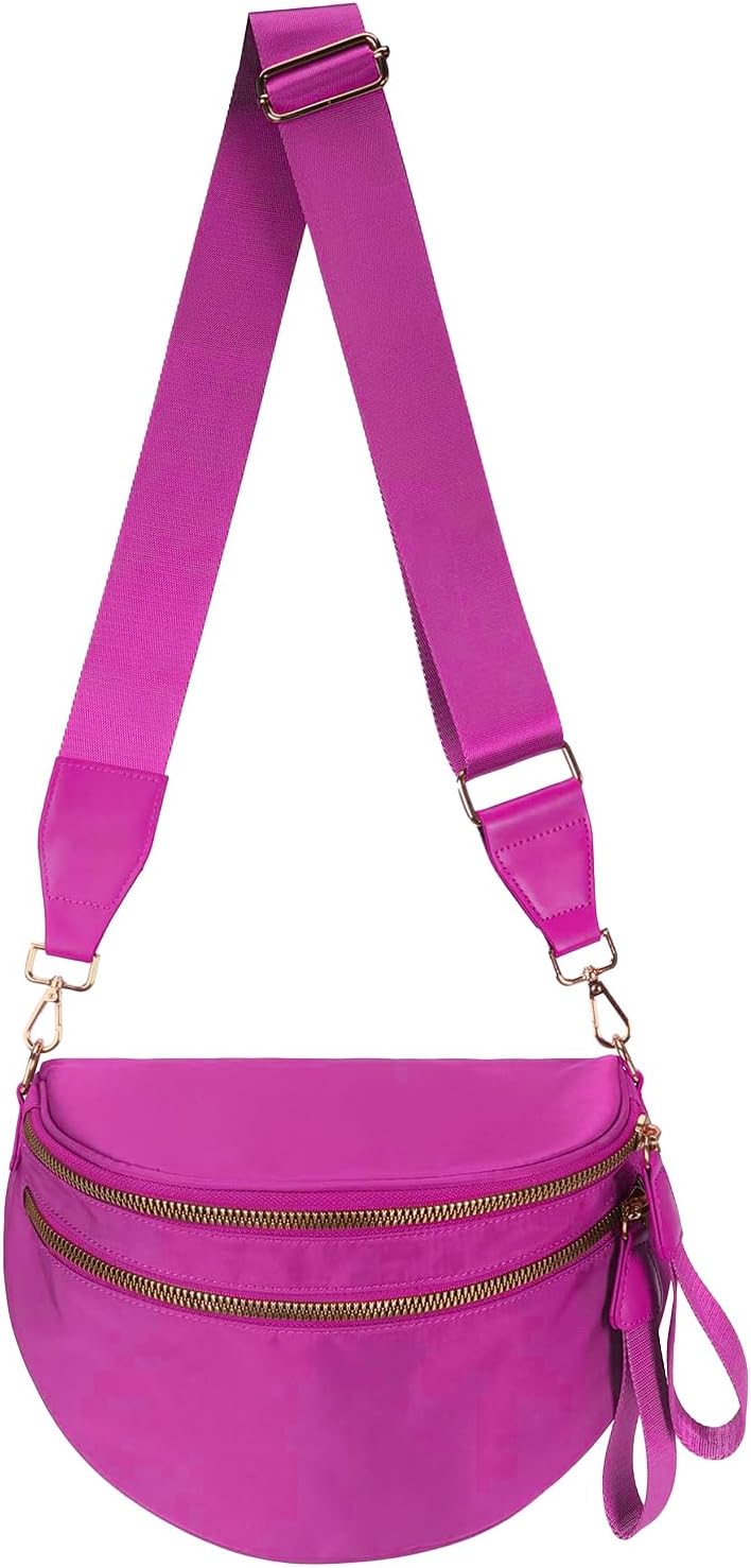 Pure Colour Crossbody Bag for Women - Stylish and Spacious