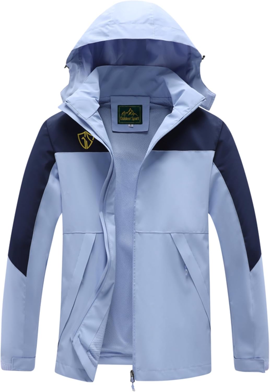 GIISAM Women's Waterproof Lightweight Rain Jacket with Hood