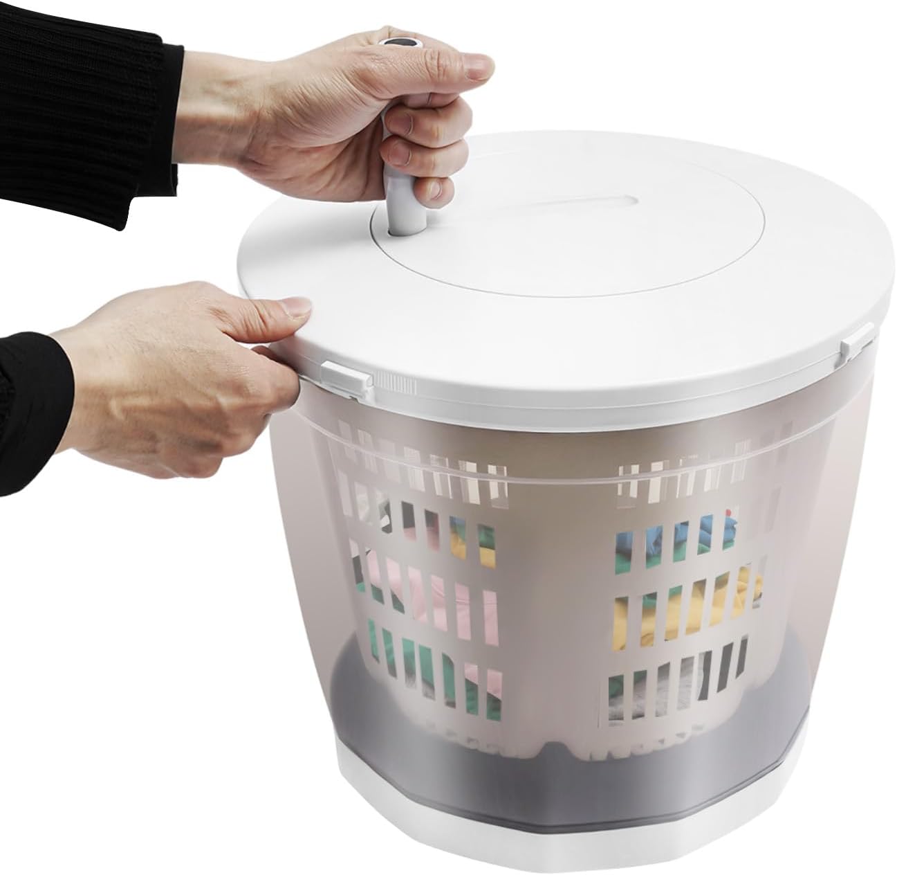 Manual Washing Machine with Spin Dryer for Travel and Camping