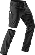 CQR Men's Convertible Cargo Tactical Pants - Versatile Outdoor Zip-Off