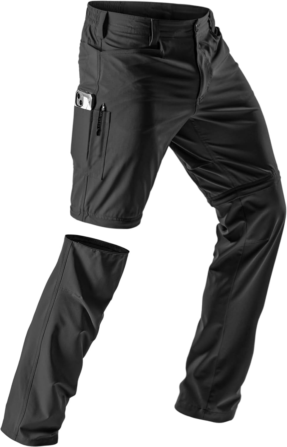 CQR Men's Convertible Cargo Tactical Pants for Outdoor Activities