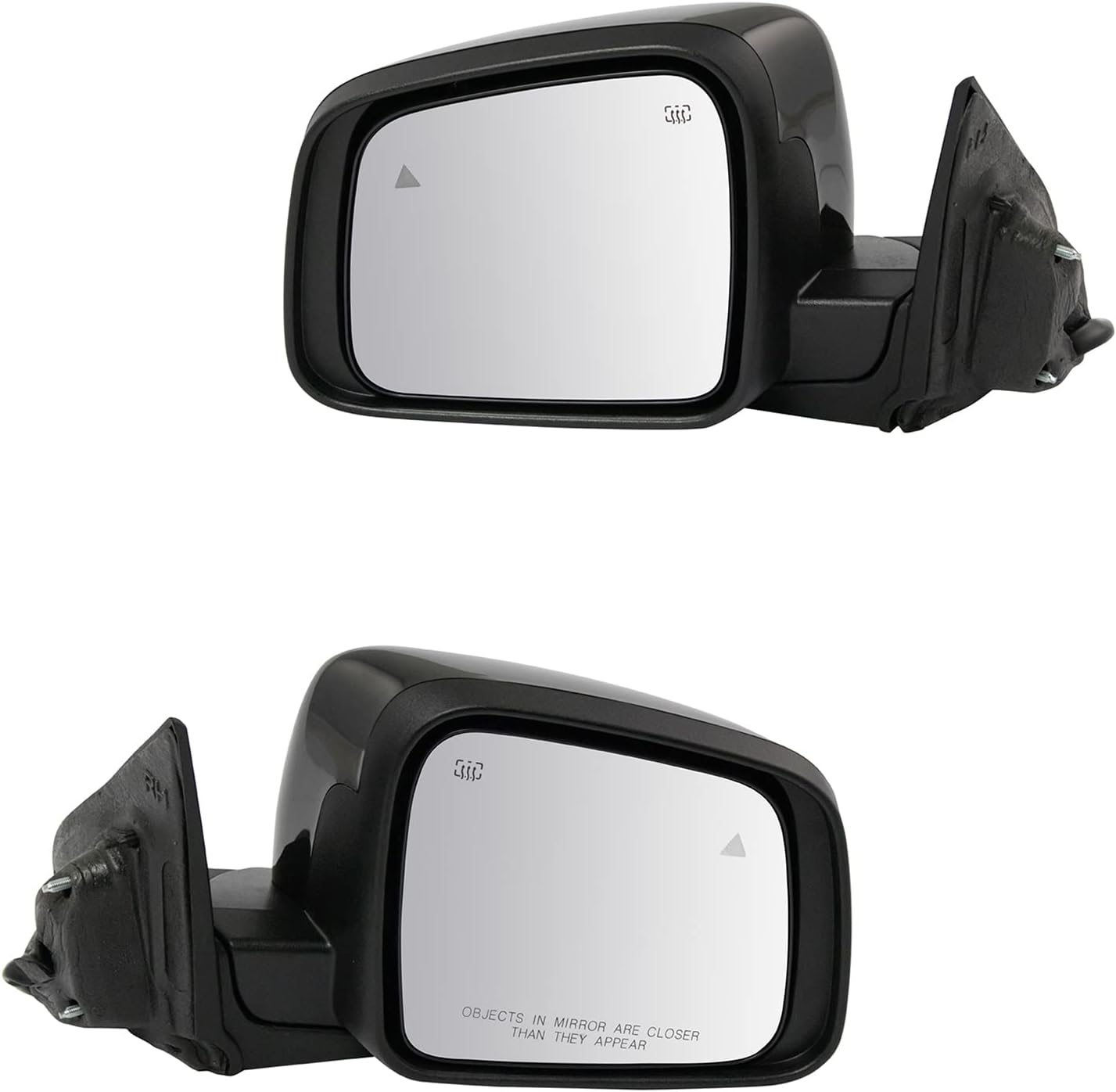 TRQ Driver & Passenger Side Mirror Set for Dodge Durango