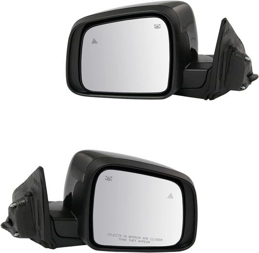 TRQ Driver & Passenger Side Mirror Set for Dodge Durango