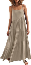 ANRABESS Women Summer Casual Loose Sleeveless Sundress - Flowy