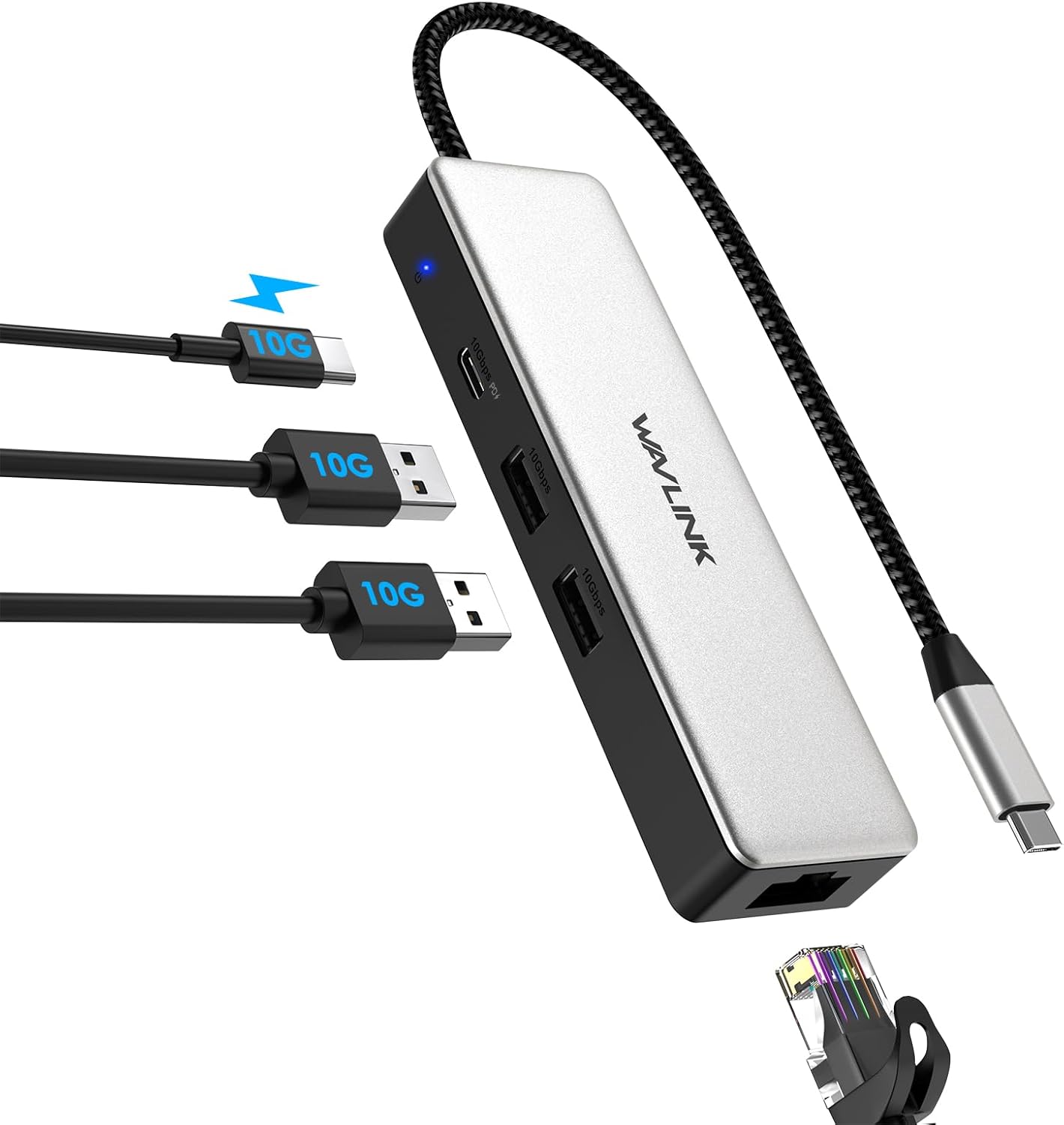 WAVLINK USB C to 2.5 Gbps Ethernet Adapter for Fast Connectivity