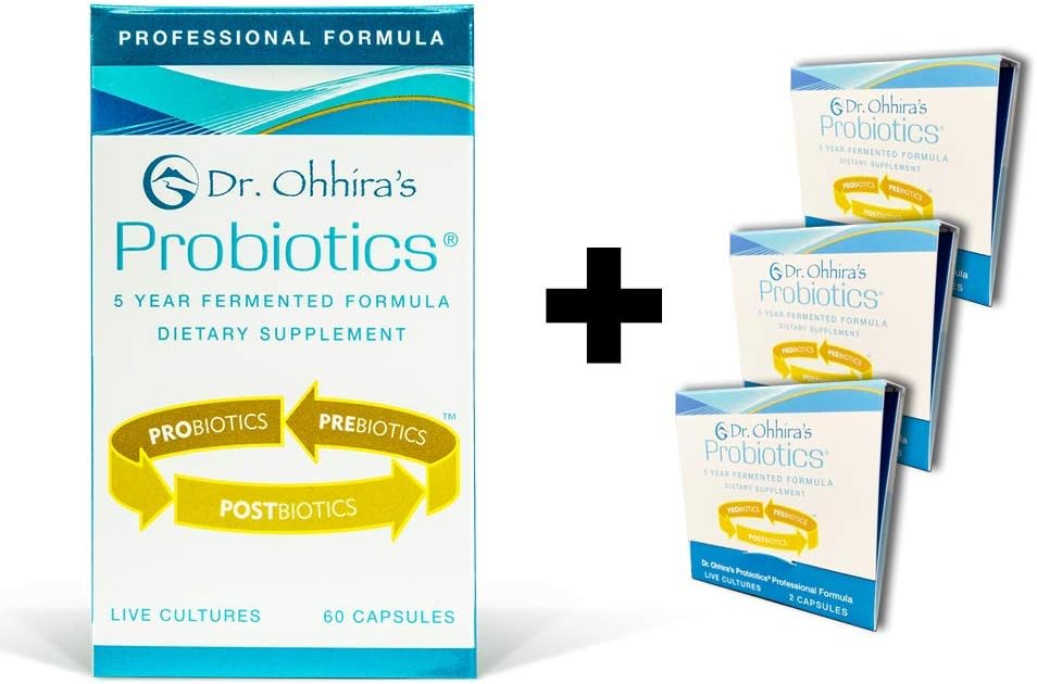 Dr. Ohhira's Probiotics Professional Formula - 60 Capsules with Bonus