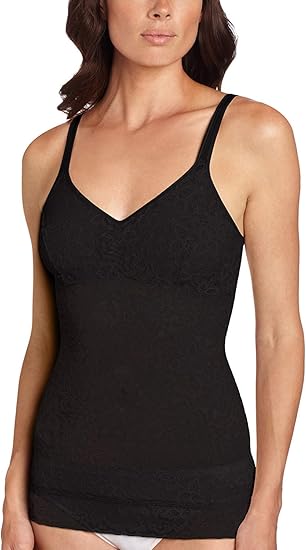 Bali Womens Shapewear Firm Control Lace N Smooth Shaping Cami