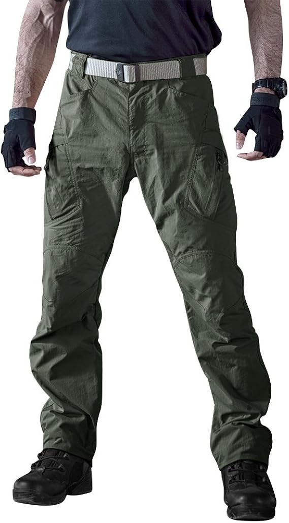 TACVASEN Men's Outdoor Quick Dry Cargo Military Hiking Pants