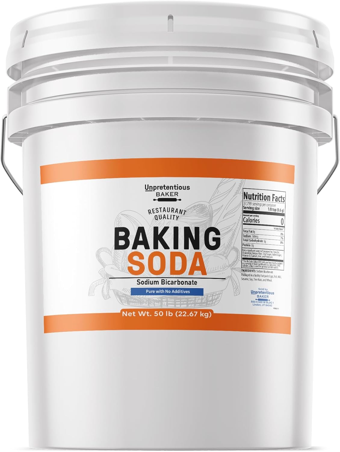 Unpretentious Baker Baking Soda for Cooking, Baking, and Cleaning