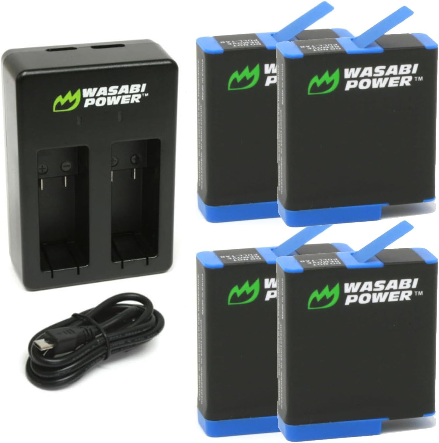 Wasabi Power HERO8 Battery Pack with Dual Charger for GoPro