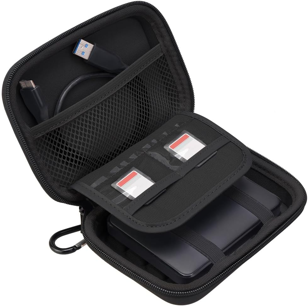 Lacdo Shockproof Hard Drive Travel Case