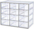 Blue Ginkgo 12-Drawer Cabinet for Craft and Office Storage
