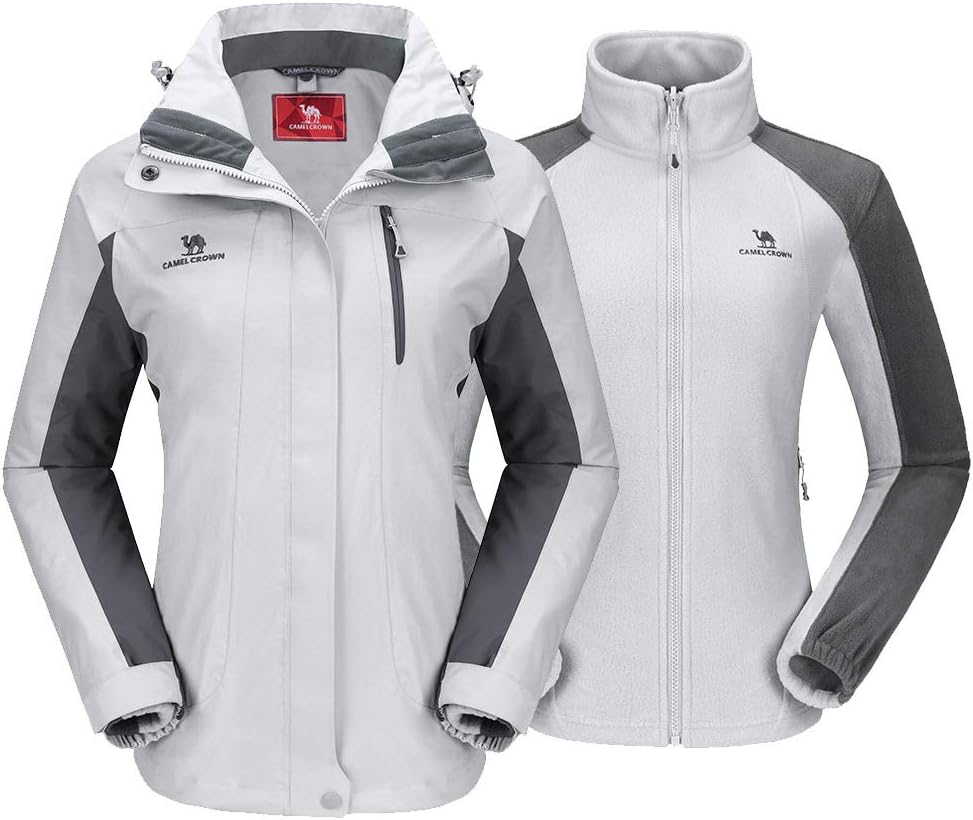 CAMEL CROWN 3-in-1 Ski Jacket: Waterproof & Warm