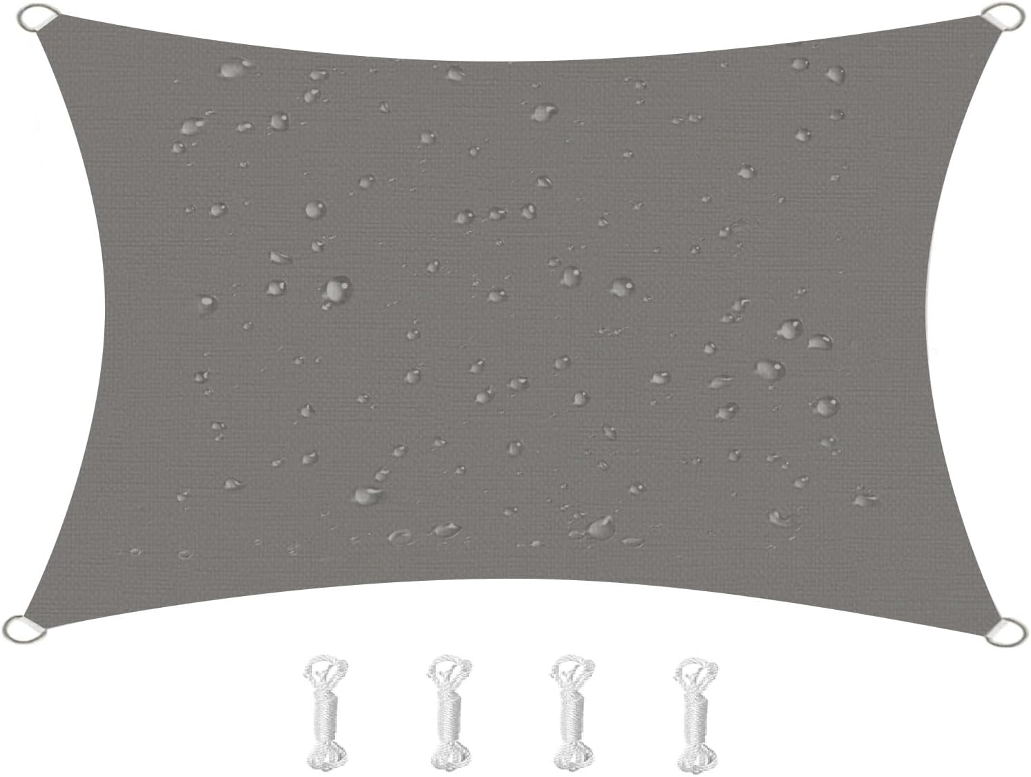HOMPER 10ftx13ft Waterproof Sun Shade Sail for Outdoor Activities