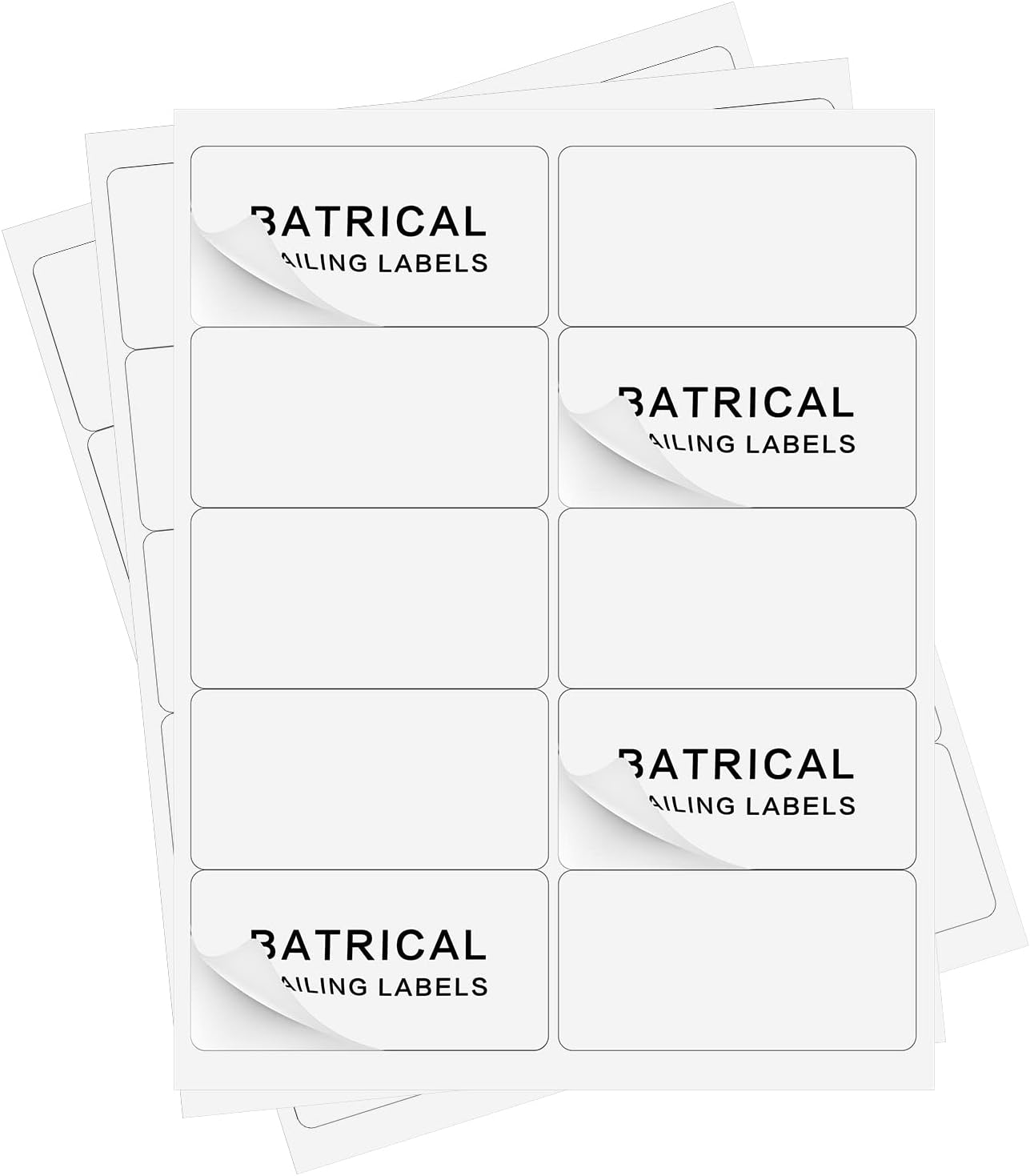 1000 Laser/Ink Jet Printer Shipping Labels - Easy, Efficient Labeling!