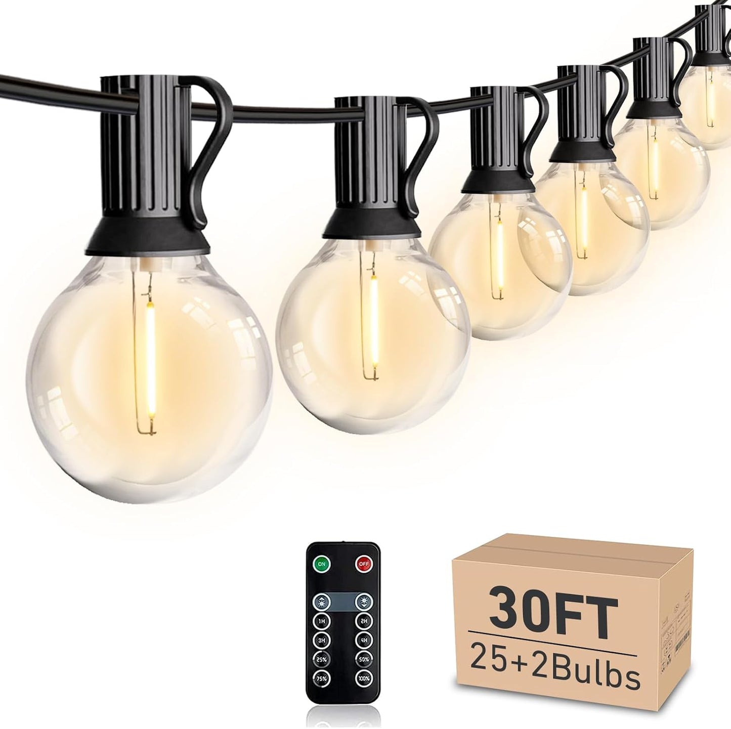 HISTAR LED 30FT Outdoor String Lights for Perfect Ambiance
