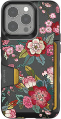 Smartish Vintage Floral iPhone 13 Pro Wallet Case - Slim Protective