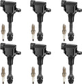 Ignition Coil UF401 & Iridium Spark Plugs NGK4469 Set of 6 - Reliable