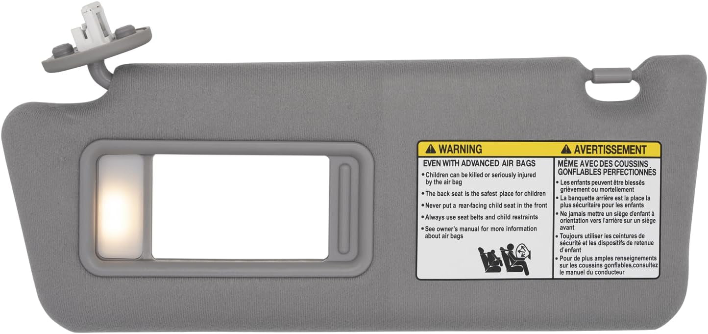 NHILES Driver Left Side Sun Visor Replacement for Toyota Tacoma