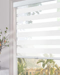 Persilux Cordless Zebra Blinds for Windows (34in x 64in) - Room