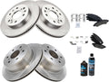 TRQ Front & Rear Brake Pad & Rotor Kit Ceramic Compatible with 15-20