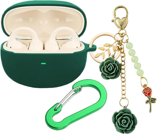 Protective Silicone Case for Baseus Earbuds - Cute & Stylish Green