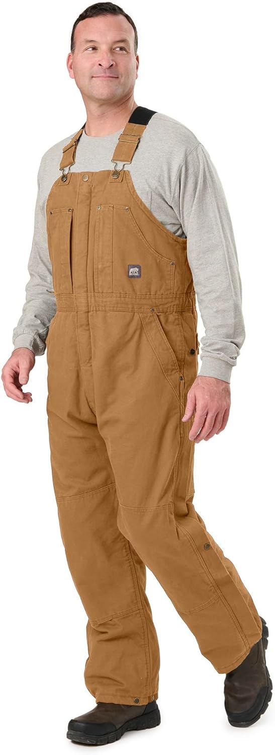 Berne Men's Heartland Insulated Washed Duck Bib Overall Review