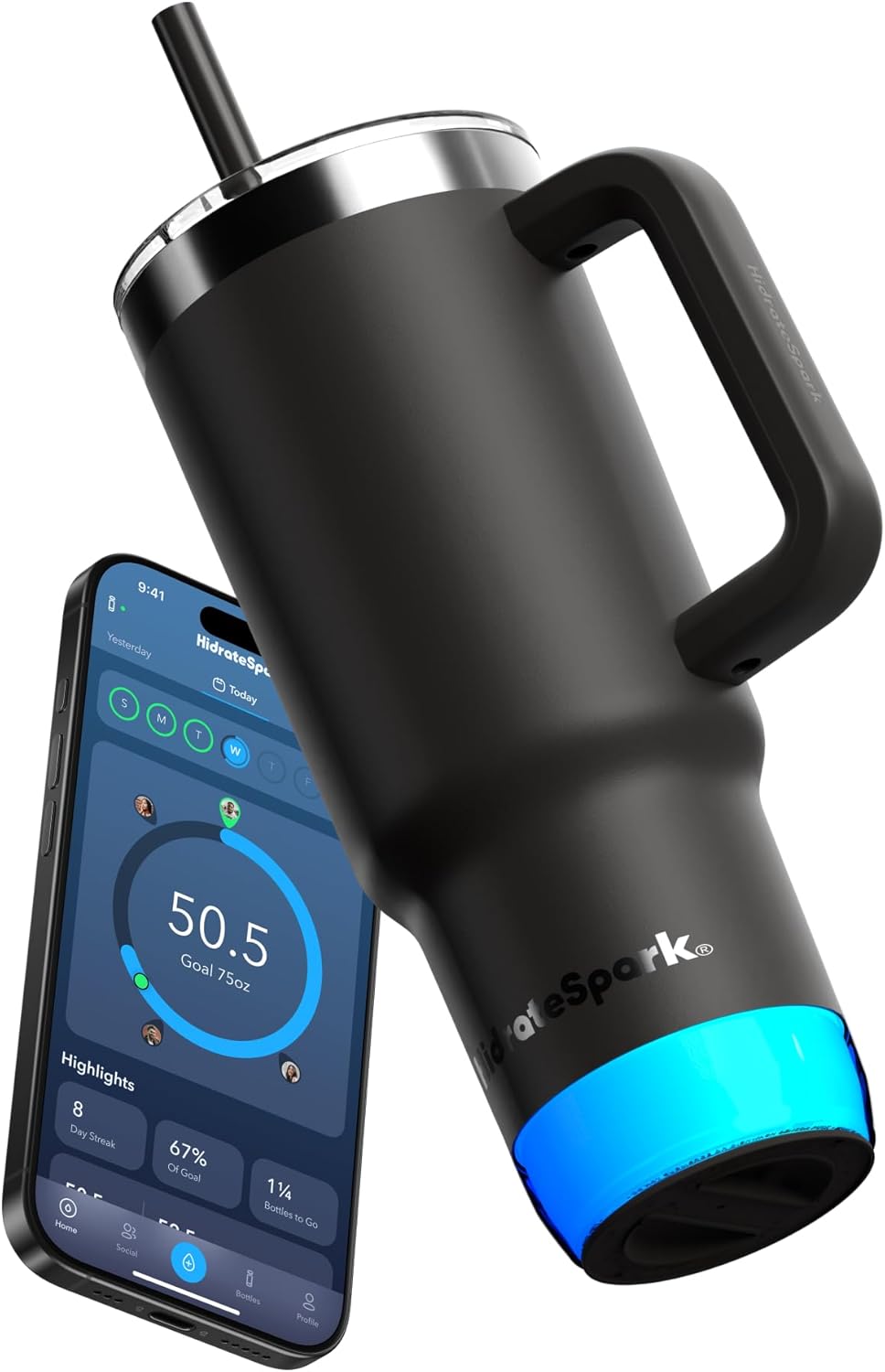 Hidrate Spark PRO 2 Smart Tumbler with Drink Reminders & Tracking
