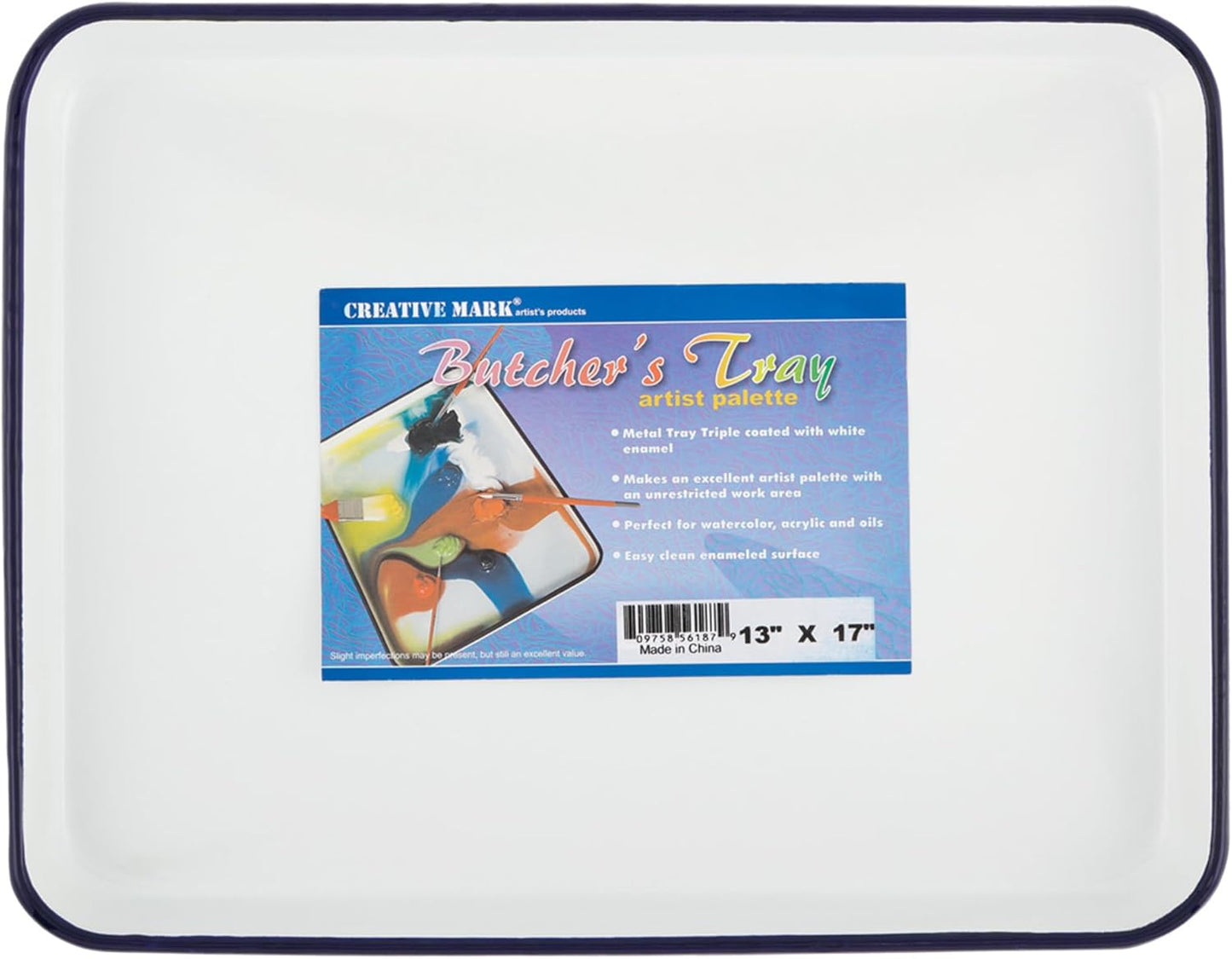Creative Mark Butcher Tray Palette - Perfect for Mixing Paints